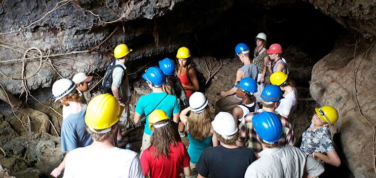 Manchester students on a study abroad trip